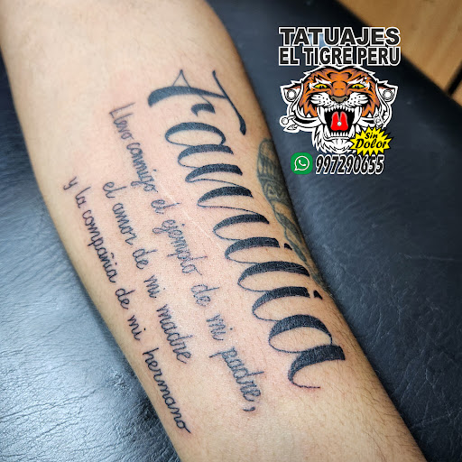 Tatuajes el Tigre Peru